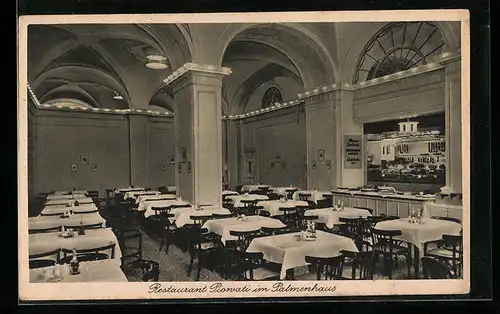 AK Berlin, Restaurant Piowati im Palmenhaus, Kurfürstendamm 193-194