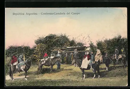AK Argentina, Corrientes-Carnderia del Campo