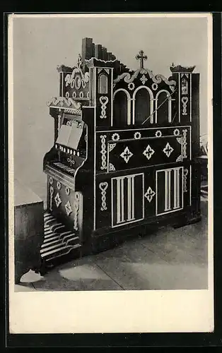 AK Tscherbeney bei Bad Kudowa, Selbstgebaute Orgel von Franz Stephan