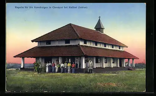 AK Chevayur bei Kalikut, Kapelle für die Aussätzigen