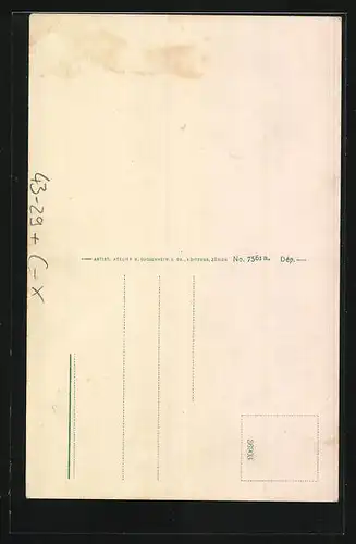 AK Zürich, Landesmuseum, Zeitung Neue Zürcher Zeitung