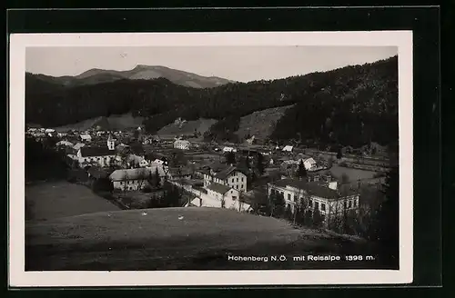 AK Hohenberg, Ortsansicht mit Reisalpe