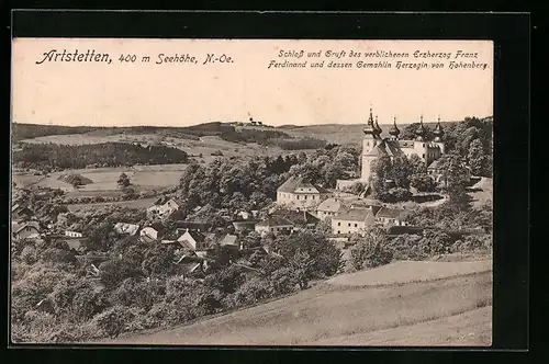 AK Artstetten, Schloss und Gruft des Erzherzog Franz Ferdinand und Herzogin von Hohenberg