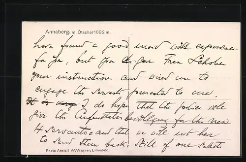 AK Annaberg, Ortsansicht mit Ötscher