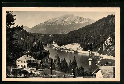 AK Mitterbach, Erlaufklause mit Stausee u. Ötscher