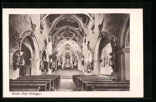 AK Ardagger, Innenansicht Kirche Stift