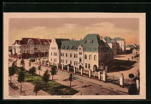 AK Crefeld, Partie an der Kaserne