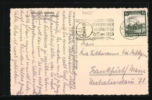 AK Billerbeck /Westf., Der Richthof mit Garten