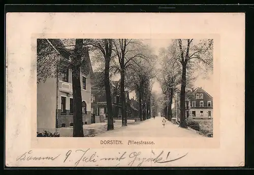 AK Dorsten, Partie in der Alleestrasse