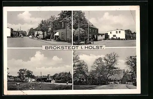AK Brokstedt i. Holst., Strassenpartie, Ortspartien