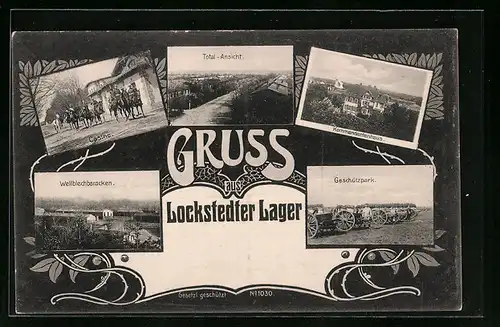 AK Lockstedter Lager, Casino, Kommandantenhaus, Wellblechbaracken