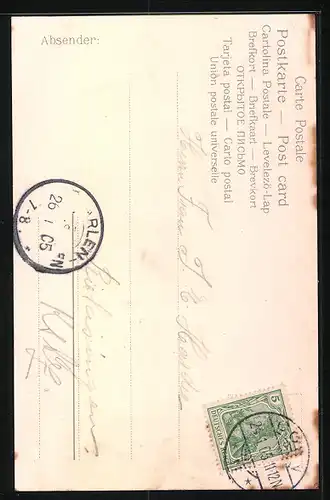 AK Köln-Neustadt, Hansaring mit Kaiser-Wilhelm-Denkmal