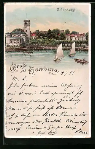 Lithographie Hamburg, Uhlenhorst