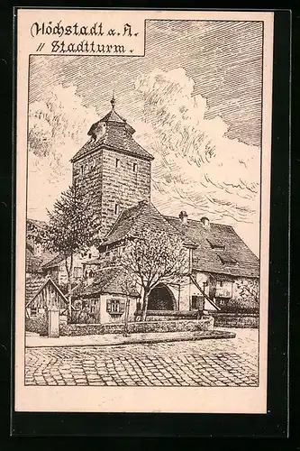 AK Höchstadt a. Aisch, Stadtturm