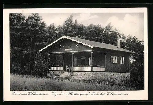 AK Volkmarsen, Jägerhaus Weidmann`s Ruh