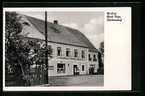 AK Rückersdorf, Gasthof Stadt Wien