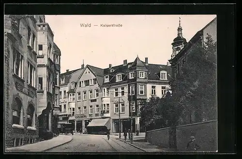 AK Wald, Blick in die Kaiserstrasse