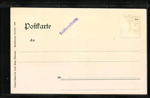 AK Feldberg i. Schwarzwald, Feldbergturm