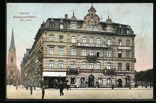 AK Mainz, Bahnhof-Hotel