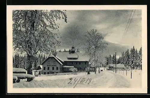 AK Bad Schwarzwald, Zuflucht-Hotel