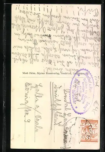 AK Sölden, Totalansicht von einem Berg aus gesehen