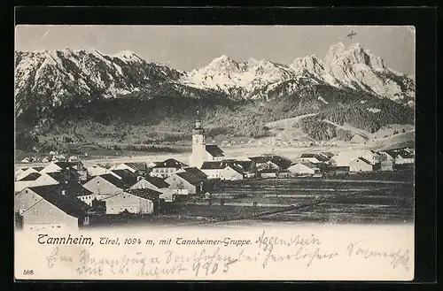 AK Tannheim, Gesamtansicht mit Tannheimer Gruppe