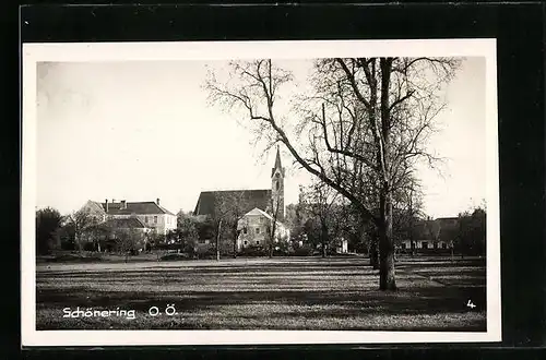 AK Schönering, Ortsansicht mit Kirche