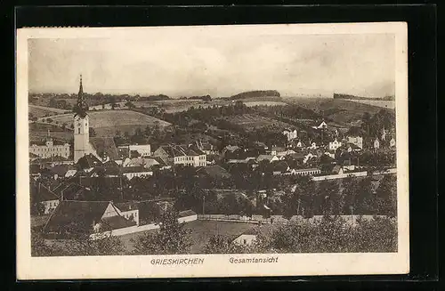AK Grieskirchen, Gesamtansicht aus der Vogelschau