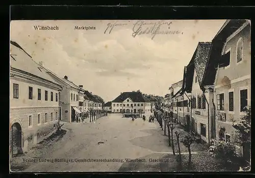 AK Wimsbach, Marktplatz