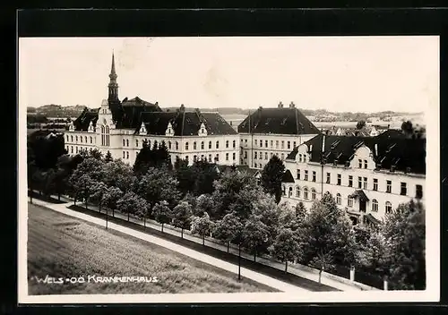 AK Wels, Blick zum Krankenhaus