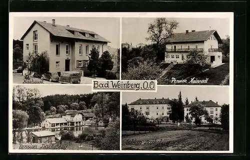 AK Bad Weinberg, Kurhaus, Pension Kainradl, Schloss Dachsberg und Pension Dachsberg