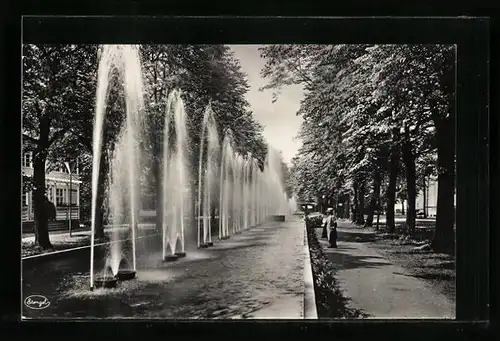 AK Dresden, Internationale Hygiene-Ausstellung, Hundertbrunnenstrasse