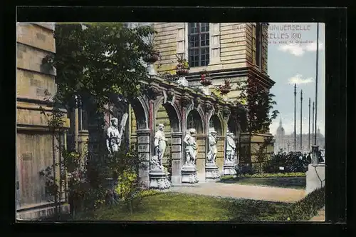 AK Bruxelles, Exposition Universelle 1910, Gebäudeansicht