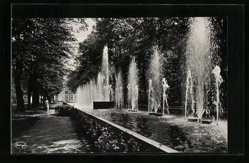 AK Dresden, Internationale Hygiene-Ausstellung 1930, Hundertbrunnenstrasse