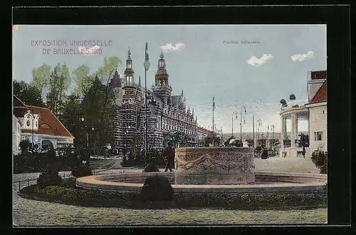 AK Bruxelles, Exposition Universelle 1910, Pavillon hollandais