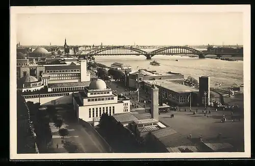 AK Düsseldorf, Blick auf die Ausstellung 1926