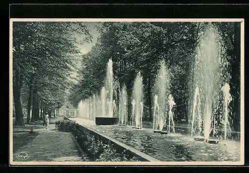 AK Dresden, Internationale Hygiene-Ausstellung 1930, Hundertbrunnenstrasse