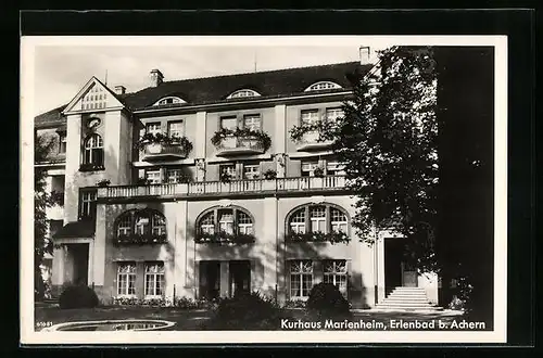 AK Erlenbad b. Achern, Kurhaus Marienheim