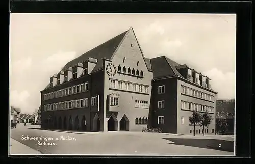 AK Schwenningen a. Neckar, Blick zum Rathaus