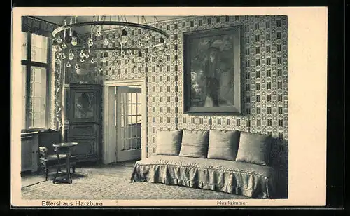 AK Harzburg, Musikzimmer im Ettershaus