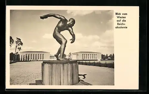 AK Berlin-Charlottenburg, Blick vom Westen auf die Reichsakademie