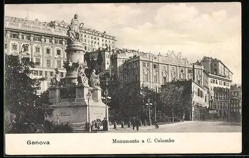 AK Genova, Monumento a C. Colombo