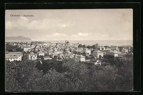 AK Chiavari, Panorama aus der Vogelschau