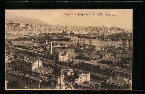 AK Genova, Panorama da Villa Rosazza