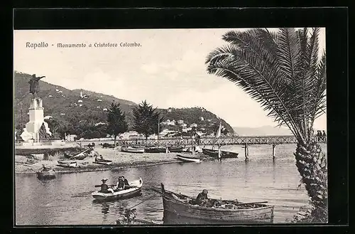 AK Rapallo, Monumento a Cristoforo Colombo