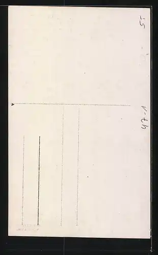 Foto-AK Student im Anzug mit Schirmmütze