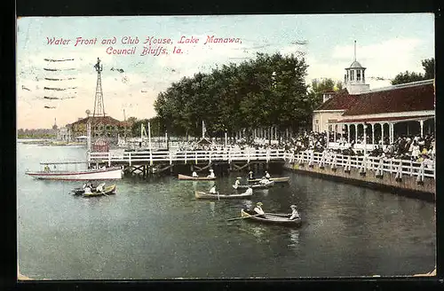 AK Council Bluffs, IA, Water Front and Club House at Lake Manawa