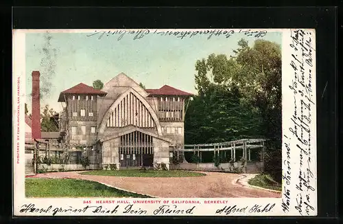 AK Berkeley, CA, Hearst Hall, University of California