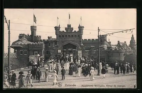 AK Ostende, Hippodrome Wellington, Retour de courses