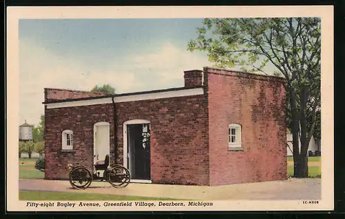 AK Dearborn, MI, Fifty-Eight Bagley Avenue, Greenfield Village